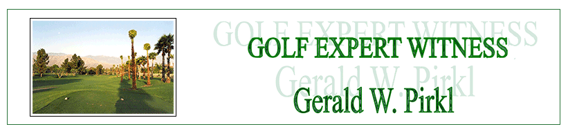 Golf Expert Witness Banner
